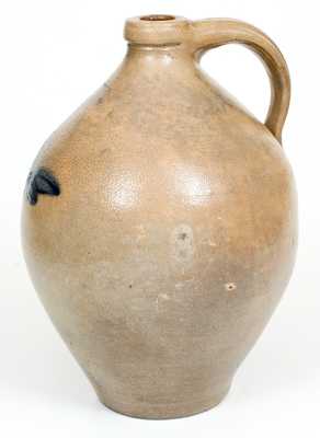 2 Gal. JULIUS NORTON / BENNINGTON, VT Stoneware Jug with Butterfly Decoration