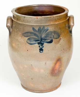 4 Gal. Stoneware Jar att. William Nichols, Poughkeepsie, NY, circa 1823
