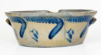 1 1/2 Gal. Baltimore Stoneware Milkpan, circa 1850