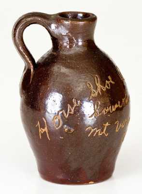 "Horse Shoe Bend / Mt. Vernon, KY" Stoneware Mini Jug