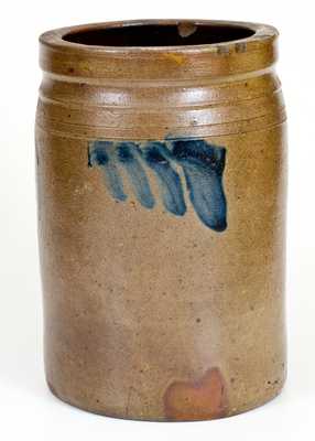 Very Rare Trees Point Pottery, Charles City County, VA Stoneware Jar