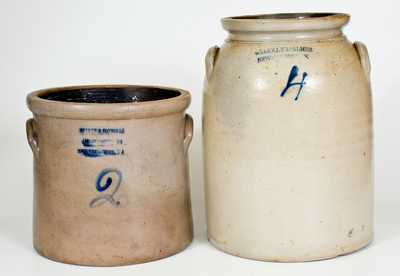 Lot of Two: NEW BRUNSWICK, NJ Stoneware Jars