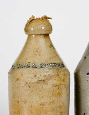 Lot of Two: Stoneware Bottles incl. Dated 1852 Example