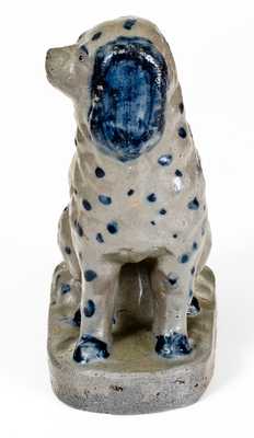 Exceptional Western Pennsylvania Stoneware Spaniel Doorstop