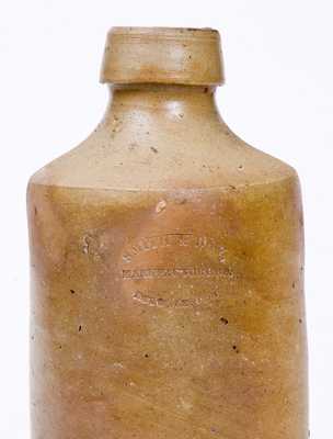 Rare SMITH & DAY / NORWALK, CONN. Stoneware Bottle