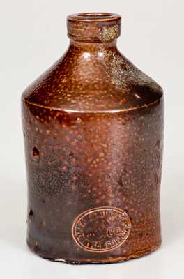 Rare A. E. SMITH & SONS / PECK SLIP, NY Stoneware Bottle