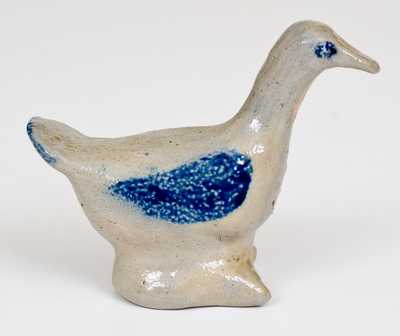 Stoneware Duck Sander, attrib. Owen Family, Moore Co., NC