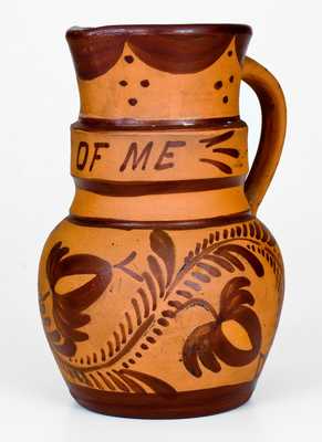 Very Rare Tanware Pitcher , Inscribed 