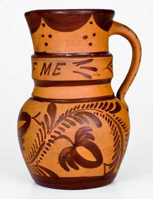 Very Rare Tanware Pitcher , Inscribed 
