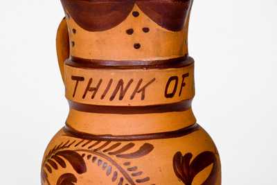 Very Rare Tanware Pitcher , Inscribed 