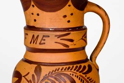 Very Rare Tanware Pitcher , Inscribed 