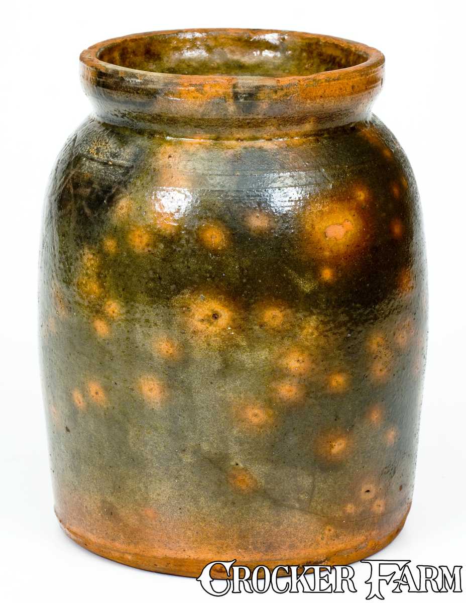 Redware Pottery Jar Redware Pottery Jar