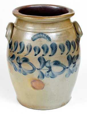 Four-Gallon J. WEAVER, Beaver, PA Stoneware Jar