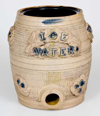 Extremely Rare SIPE & SONS / WILLIAMSPORT, PA Stoneware Ice Water Cooler