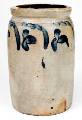 One-Gallon Stoneware Jar attributed to Richard C. Remmey, Philadelphia, PA