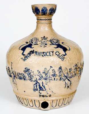 Outstanding JOHN P. SHEEHAN & CO. / UTICA, NY Cooler w/ Polo Scene for LONDON WHISKEY CLUB