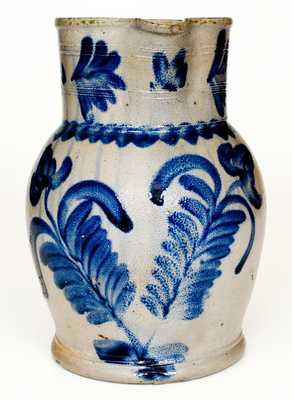 1 Gal. Stoneware Pitcher, Henry H. Remmey, Philadelphia, PA, circa 1860