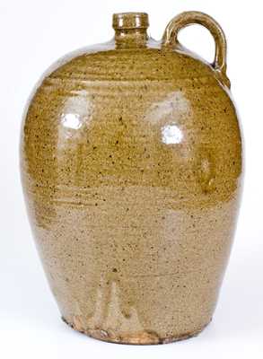 Fine 3 Gal. Att. B.F. Landrum, Edgefield District, SC Stoneware Jug