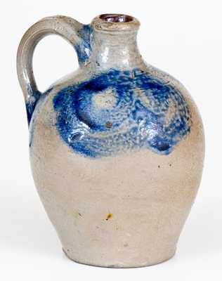 Exceedingly Rare and Important Kemple, Ringoes, NJ Miniature Stoneware Jug