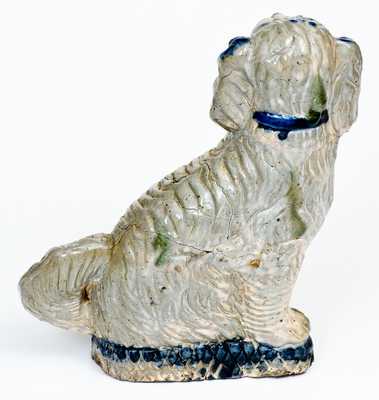 Very Rare Anna Pottery Seated Spaniel Doorstop