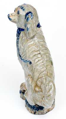 Very Rare Anna Pottery Seated Spaniel Doorstop