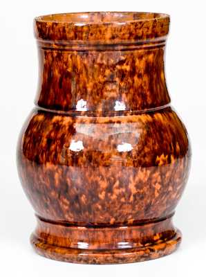 Fine JOHN BELL (Waynesboro) Redware Ale Mug