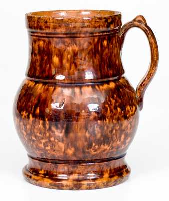 Fine JOHN BELL (Waynesboro) Redware Ale Mug
