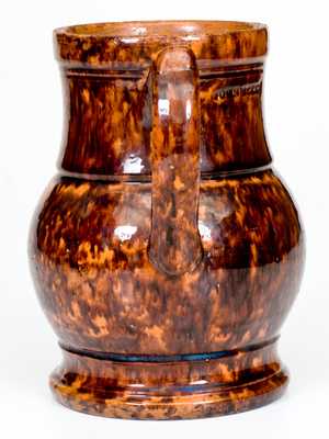 Fine JOHN BELL (Waynesboro) Redware Ale Mug