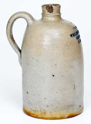 Extremely Rare Glen Rock, Pennsylvania, Stoneware Advertising Jugs (Baltimore)