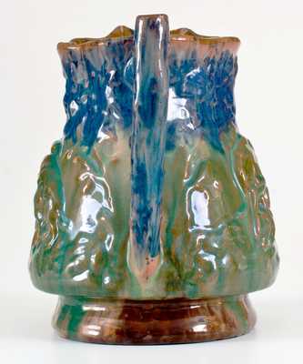 Exceedingly Rare and Important John Bell, Waynesboro, PA Redware Hunt Scene Pitcher