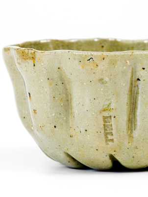 Glazed JOHN BELL Redware Pudding Mold, Waynesboro, PA origin