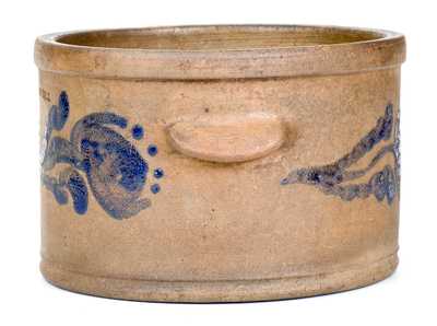 Unusual JOHN BELL, Waynesboro, PA Small-Sized Stoneware Butter Crock