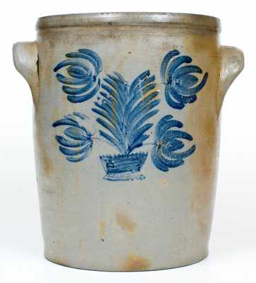 Rare Large-Sized H.H ZIGLER / NEWVILLE, PA Stoneware Jar
