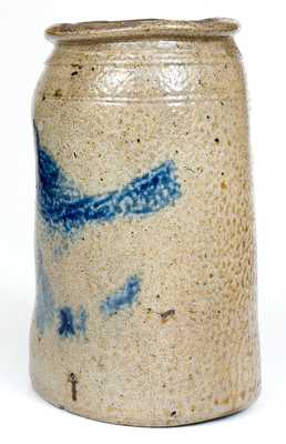 Unusual One-Gallon Stoneware Bird Jar, possibly Midwestern