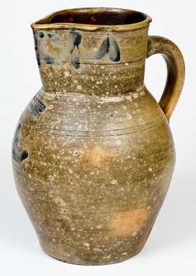 Rare J. DUNTZE / NEW-HAVEN Connecticut Incised Stoneware Pitcher