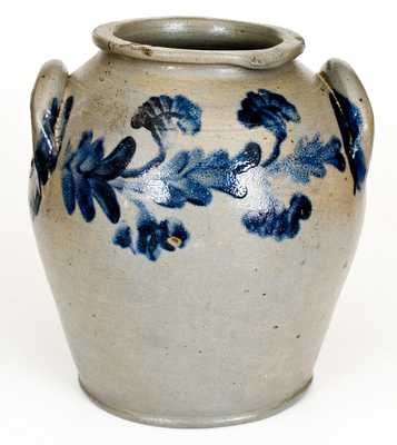 Two-Gallon Henry Harrison Remmey, Philadelphia Stoneware Jar, c1835