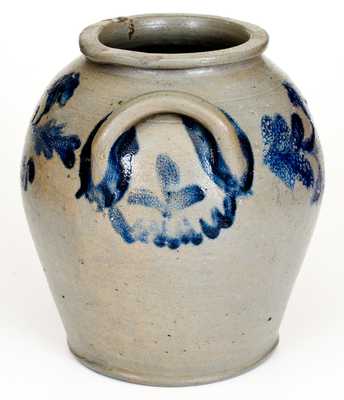 Two-Gallon Henry Harrison Remmey, Philadelphia Stoneware Jar, c1835