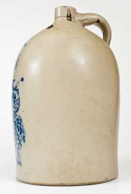 Outstanding Five-Gallon Akron, Ohio Stoneware Jug w/ Owl Decoration