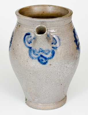 Very Rare 18th Century Stoneware Spouted Vessel, Crolius Family, Manhattan, NY