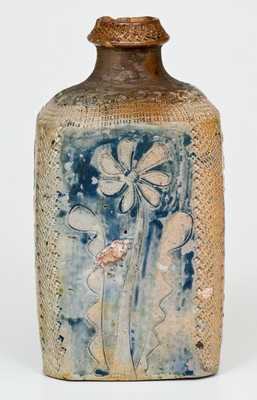 Extremely Rare and Important Colonial Stoneware Vessel, Crolius Pottery, Manhattan