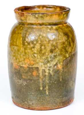 Galena Pottery Redware Preserve Jar