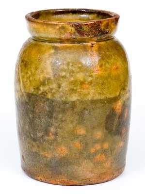 Galena Pottery Redware Preserve Jar