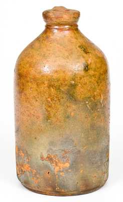 Galena, IL Pottery Narrow-Shaped Redware Jug