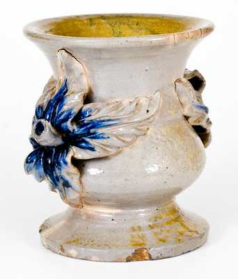 Extremely Rare Kirkpatrick Family Anna Pottery Stoneware Vase Dated 1884