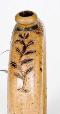 Rare Stoneware Ring Jug w/ Incised and Impressed Decoration, Manhattan, NY or possibly NJ