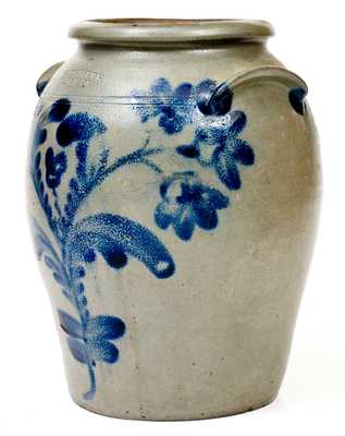 Fine H.C. SMITH / ALEXA / D.C. Two-Gallon Stoneware Jar with Elaborate Decoration