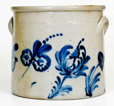 Rare Two-Gallon 1876 Stoneware Crock, possibly Frank B. Norton, Worcester, MA