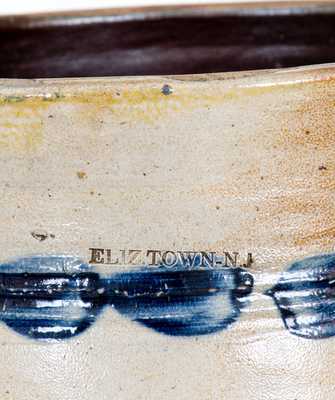 ELIZ.TOWN-N.J (J.M. Pruden, Elizabethtown, NJ) Stoneware Jar