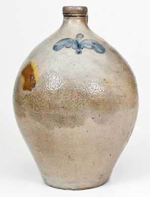 One-Gallon attrib. Stonington, CT Incised Stoneware Jug