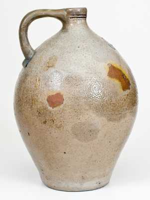 One-Gallon attrib. Stonington, CT Incised Stoneware Jug